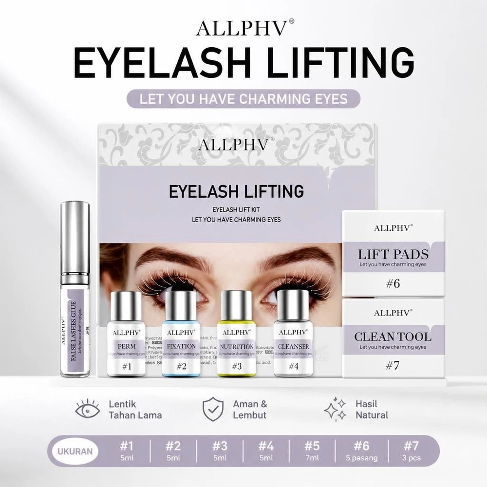 Allphv Eyelash Lifting Profesional Kit Paket Lash Lift
