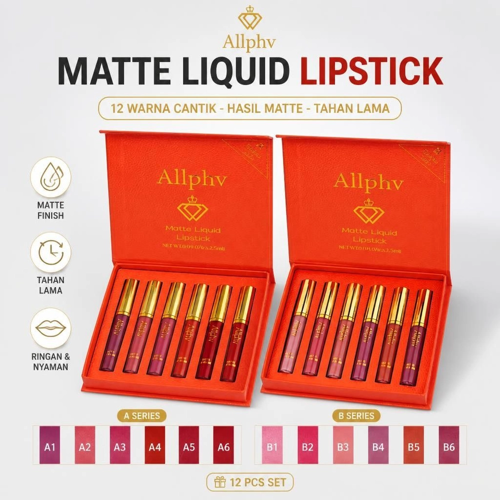 Allphv Matte Liquid Lipstick Set